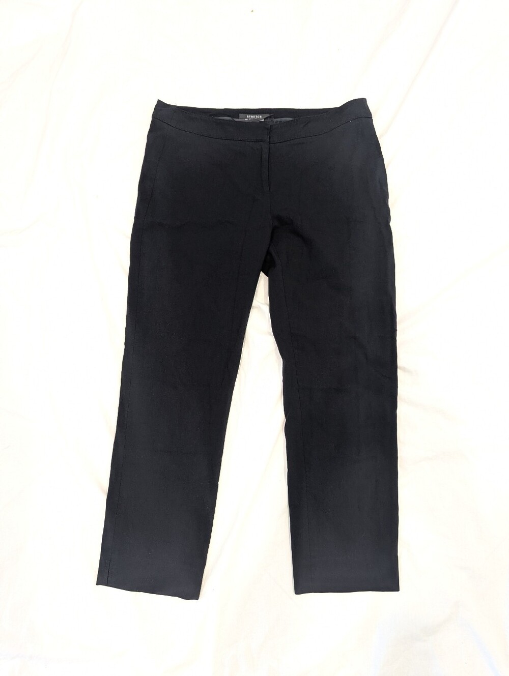 Vintage Y2K Nine West Black Cropped Stretch Dress Pants